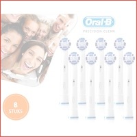 8-pack Oral-B Precision Clean opzetborst..