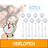 8-pack Oral-B Precision Clean opzetborstels