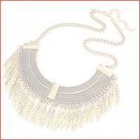 Statement ketting tassel