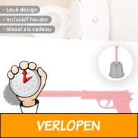 Funny toiletborstel geweer