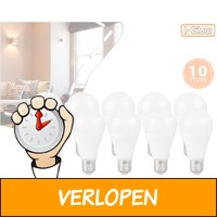 10-pack LED-lampen met E27 fitting