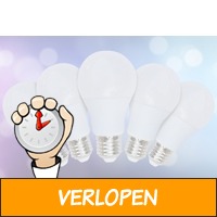 5 of 10 LED-lampen in diverse wattages