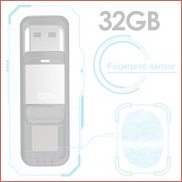 32GB USB stick met vingerafdrukscanner