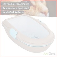 AniQare kattentoilet met reinigingszeef