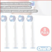 8-pack Oral-B Precision Clean opzetborst..