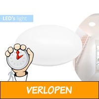 LED's Light glazen plafondlamp met bewegingsmelder