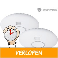 2 x Smartwares koppelbare rookmelders