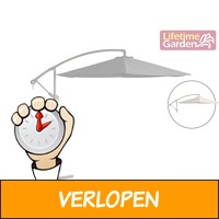 Lifetime Garden XXL zwevende parasol