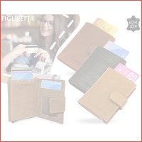 Figuretta leren card protector