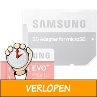 Samsung micro SDHC Evo+ 32 GB Class 10 + SD Adapter