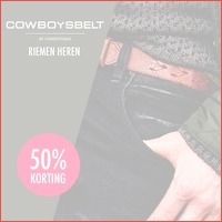 Cowboysbelt herenriemen