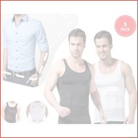 3-pack figuur corrigerende herenshirts