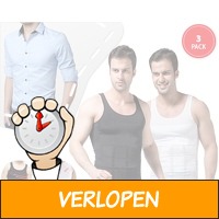 3-pack figuur corrigerende herenshirts