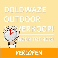 Mega outdoor uitverkoop