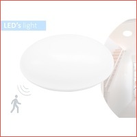 Glazen LED plafondlamp + bewegingsmelder