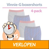 4-pack Vinnie-G Flame Blue boxershorts