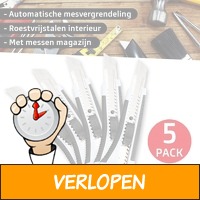 5-pack StahlKaiser professionele afbreekmessen