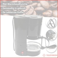 Telefunken Black Edition koffiezet appar..