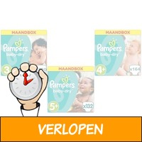 Pampers Baby Dry maandbox