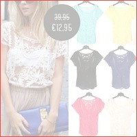 Lace summer top