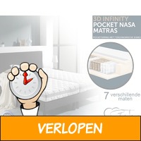 Infinity Medisch 3D Memory Foam pocket matras