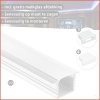 10 Meter Proline LED-Profiel PL8