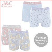 4-pack J&C boxershorts