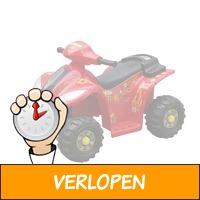 Kinder quad elektrisch 6 volt rood