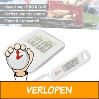 Technoline vleesthermometer met kookwekker