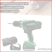 Hitachi accuboormachine 14,4V