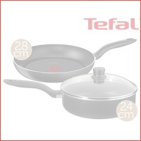 Tefal Hard Titanium Pannenset