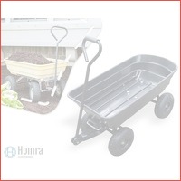 Handige 75L homra tuinwagen met kiepsyst..