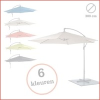 Grote en stevige zweefparasol