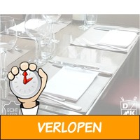 2 x 100% leren placemats