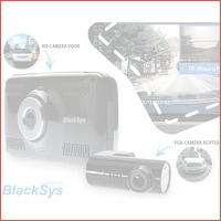 Blacksys HD dashcam met GPS-functie