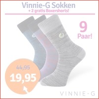 9 paar Vinnie-G sokken