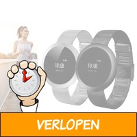 Activity tracker met stalen band