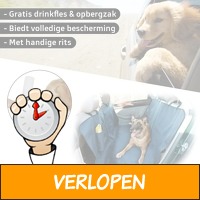 Pet Care reisdeken met drinkfles