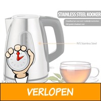 RVS, glas of basic waterkoker