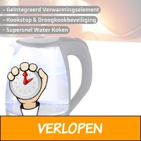 Moa LED glazen waterkoker