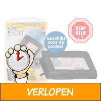 RFID pasjehouder voor 36 pasjes