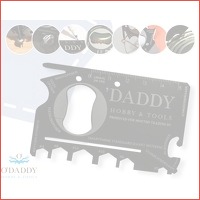 O'Daddy multitool in creditcard formaat