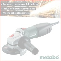 Metabo W1100-125 haakse slijper