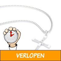 Stijlvolle herenketting met kruis