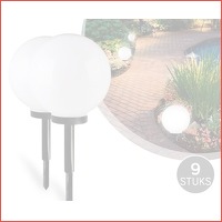 9-pack solar sfeer tuinlampen