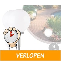 9-pack solar sfeer tuinlampen