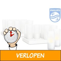 24 x Philips Imageo LED-kaars wit