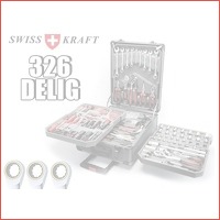 Swisskraft 326-delige gereedschapstrolle..