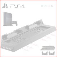 Vertical stand + USB hub voor PS4