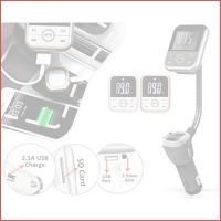 Carkit met FM transmitter en oplader